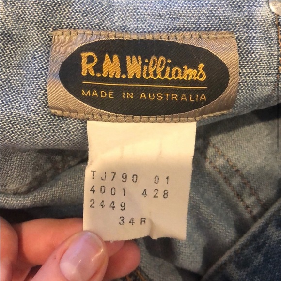 Vintage R.M. Williams Blue Jeans - Picture 7 of 8